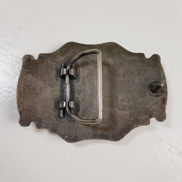 Western Engraved Belt Buckle - Picture 3 of 3